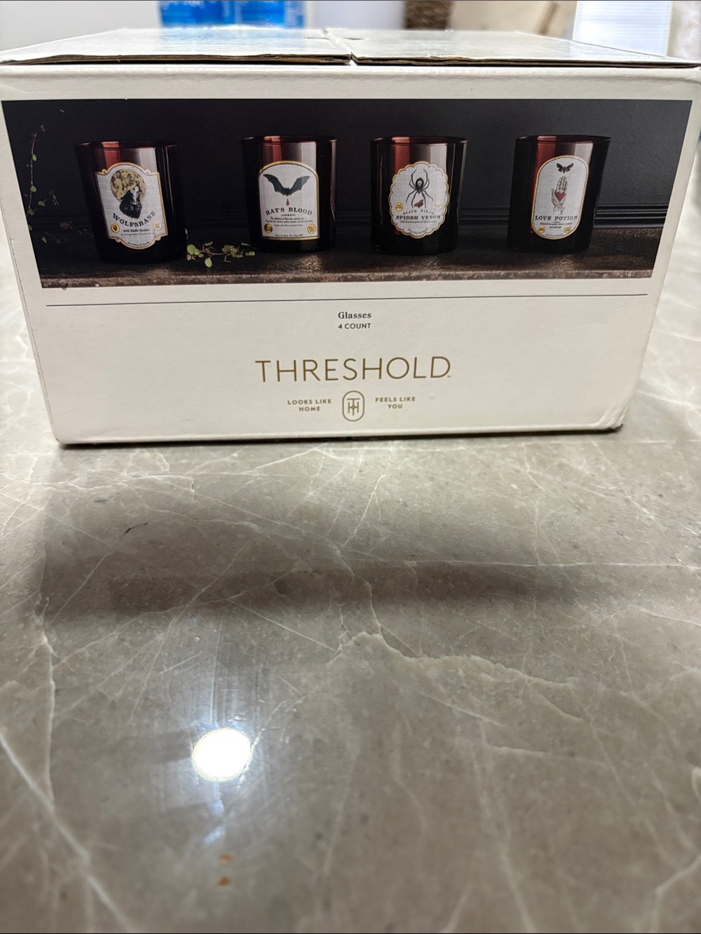 Amber Glass Tumbler Set of 4 - Home Dining